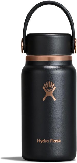 Hydro Flask Micro Bottle - Insulated Mini Leak Proof Flask for Purse or Pocket in 6.7 Oz Harbor Blue